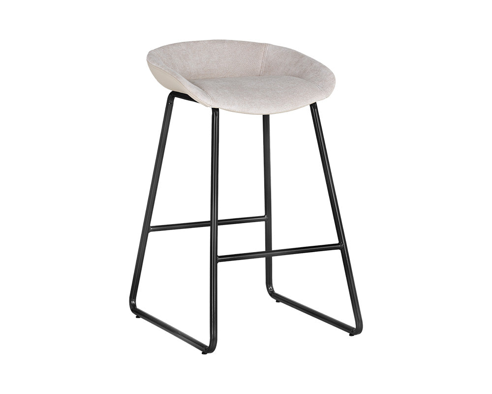 Skylar Counter Stool - Polo Club Muslin / Dillon Cream