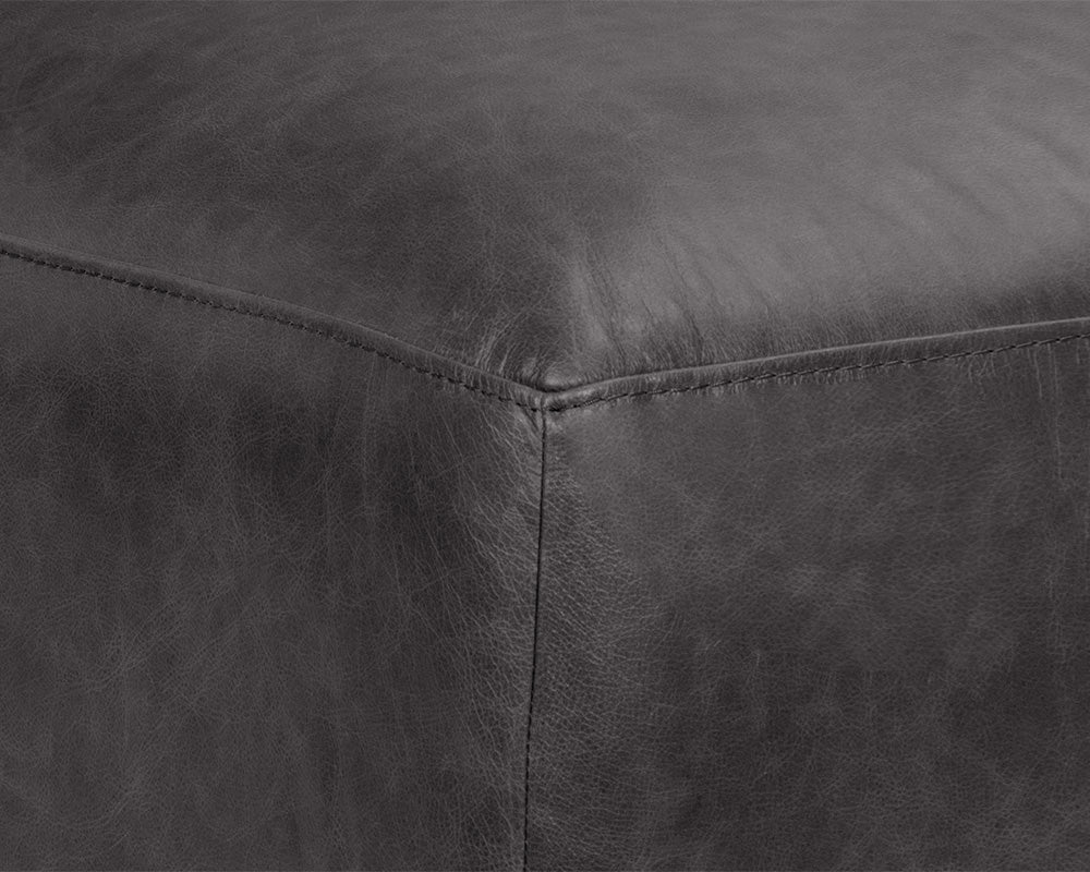 Watson Modular - Armless Chair - Marseille Black Leather