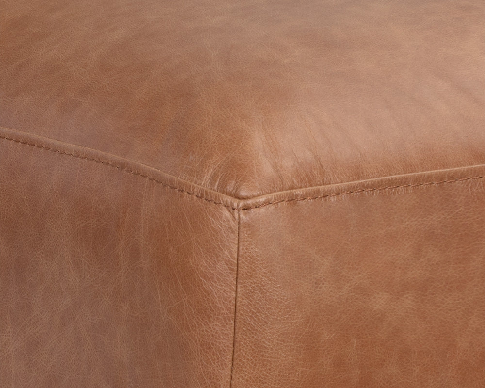 Watson Modular - Armless Chair - Marseille Camel Leather