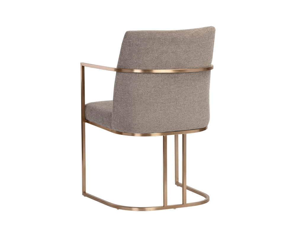 Rayla Dining Armchair - Belfast Oyster Shell