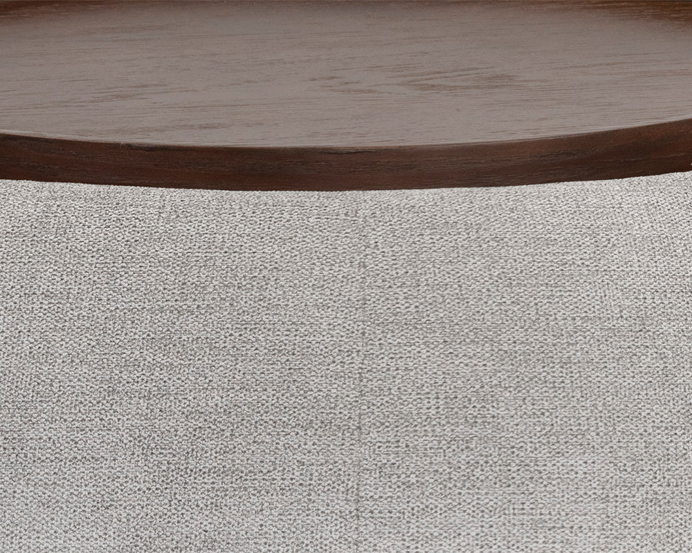 Zenzi Storage End Table - Polo Club Stone