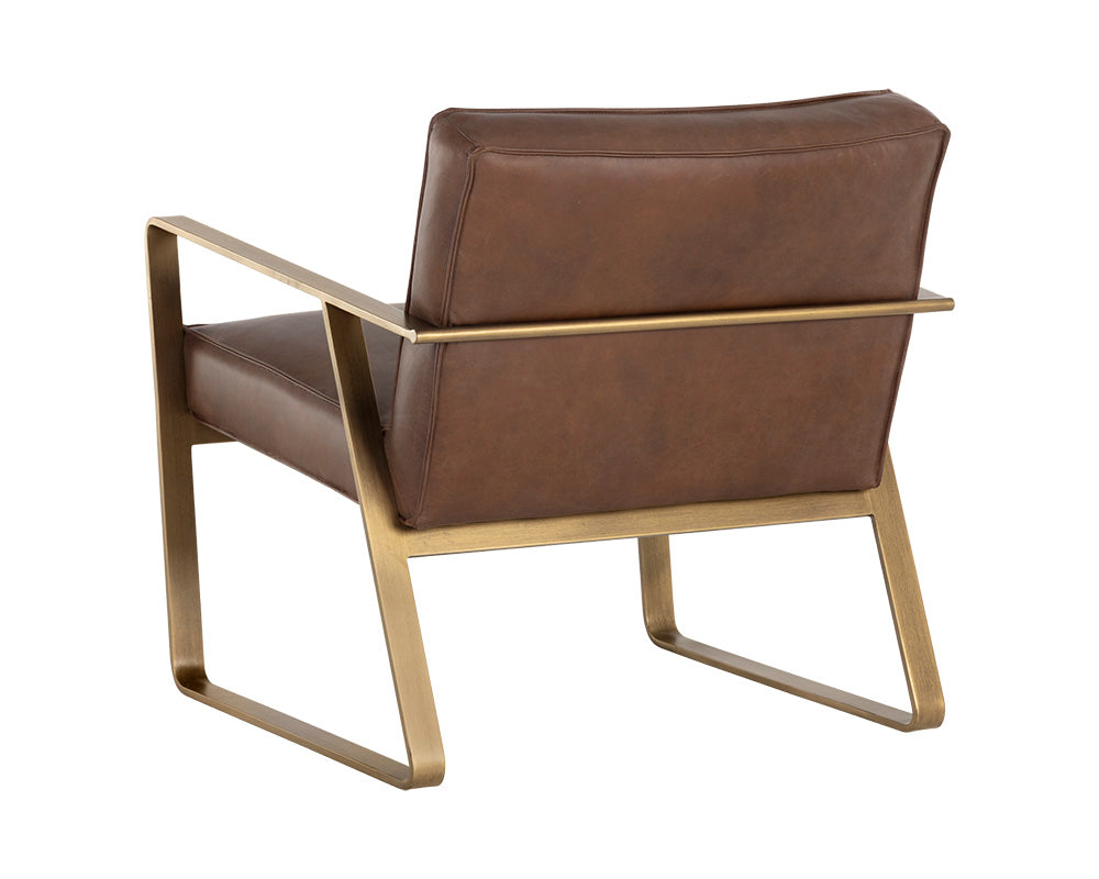 Kristoffer Lounge Chair - Vintage Caramel Leather