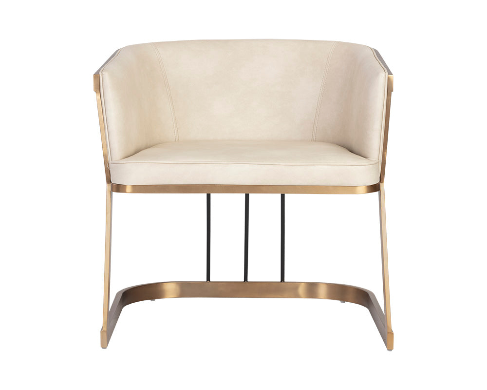 Caily Lounge Chair - Bravo Cream