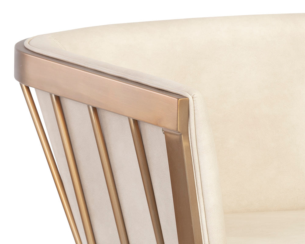 Caily Lounge Chair - Bravo Cream