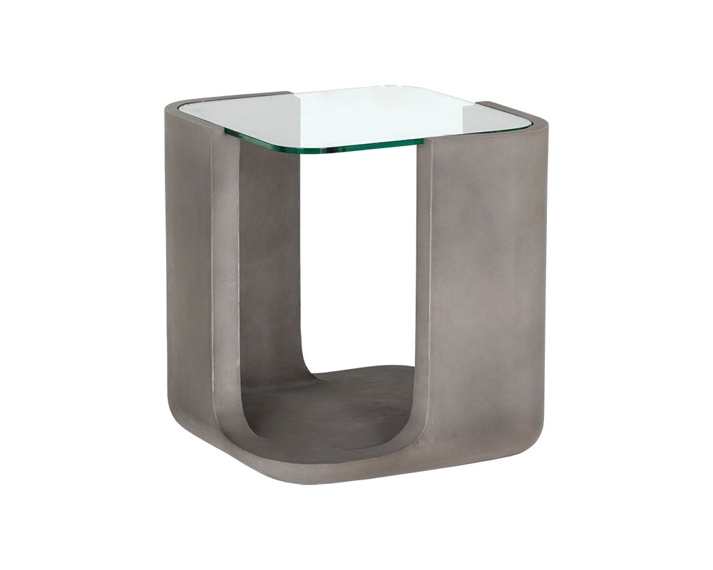 Odis End Table - Grey