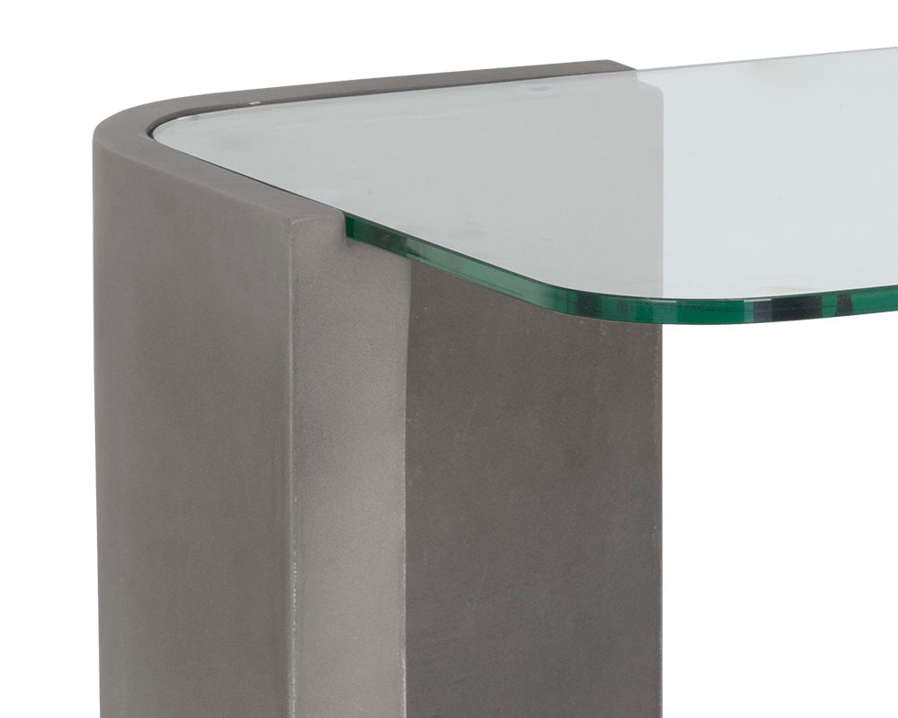 Odis End Table - Grey