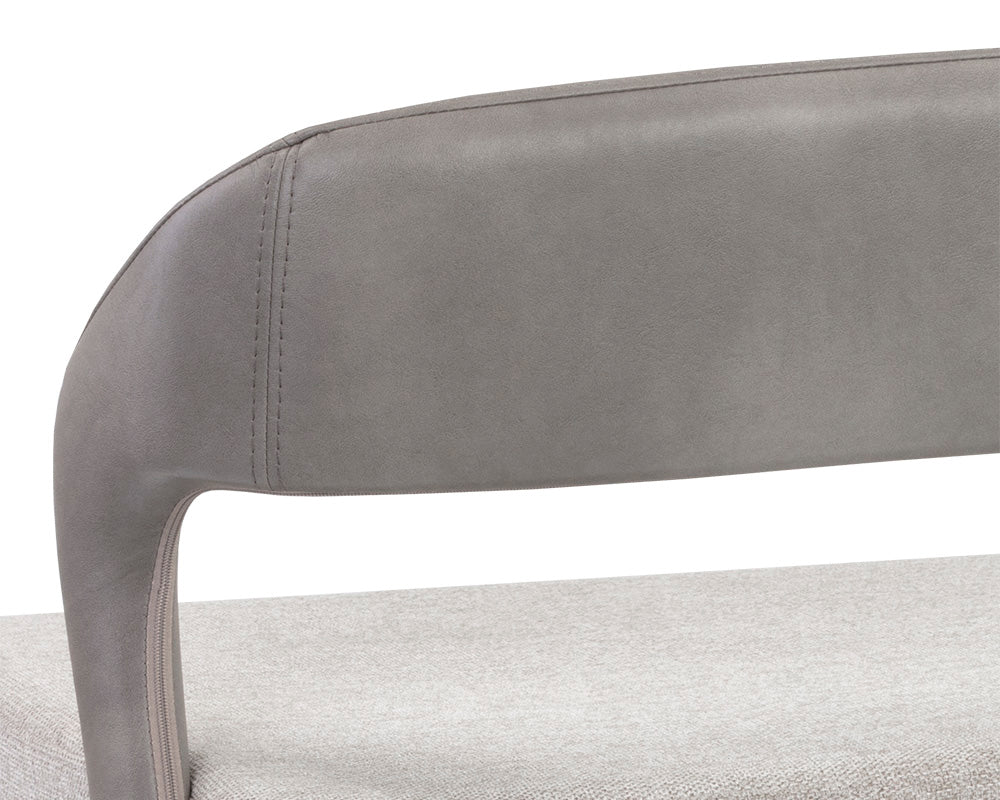 Madura Banquette - Belfast Heather Grey / Bravo Metal