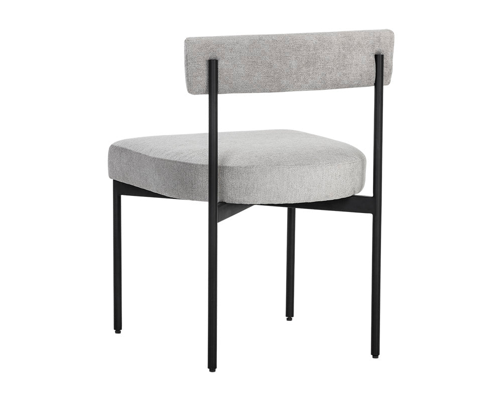 Seneca Dining Chair - Black - Polo Club Stone