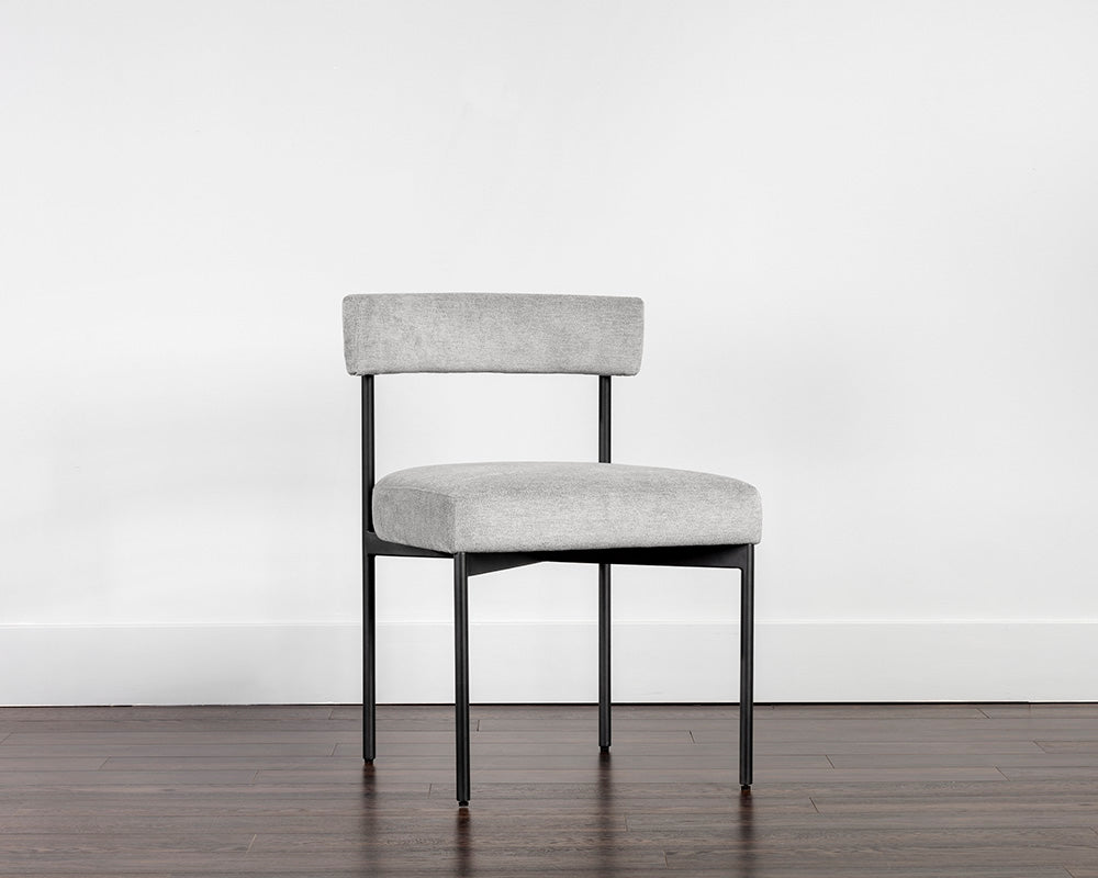 Seneca Dining Chair - Black - Polo Club Stone