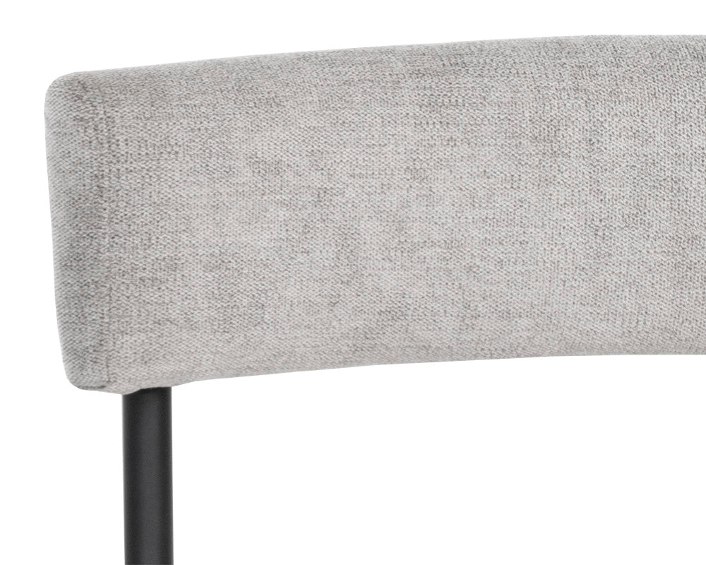 Seneca Dining Chair - Black - Polo Club Stone