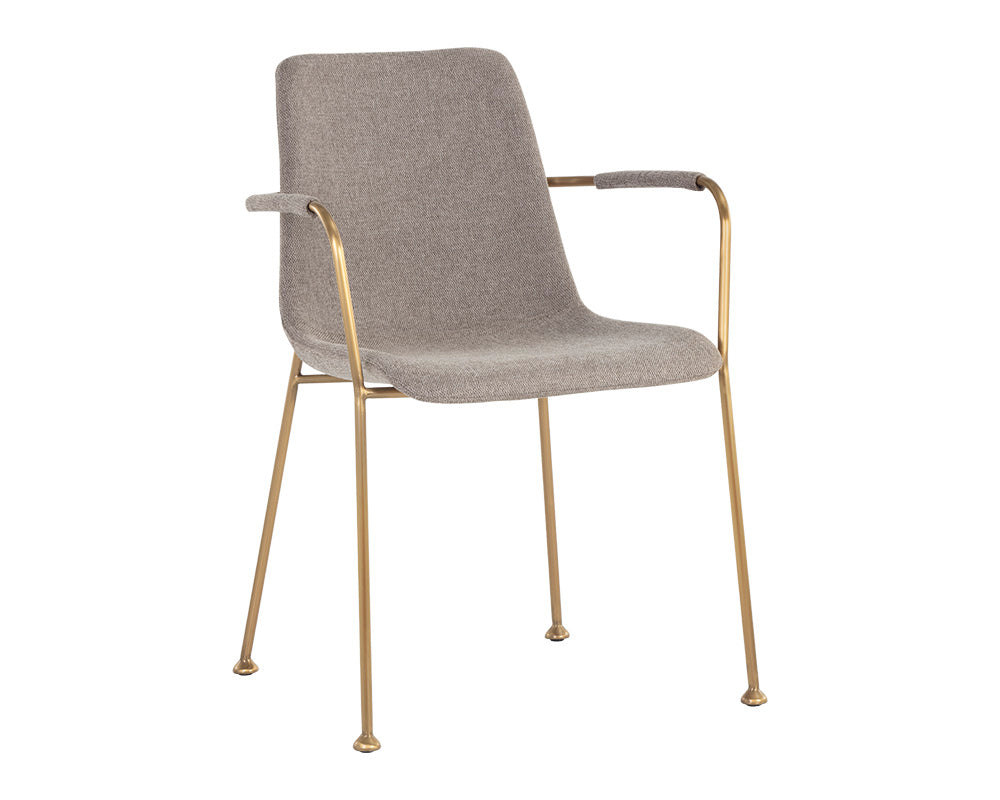 Hathaway Dining Armchair - Belfast Oyster Shell