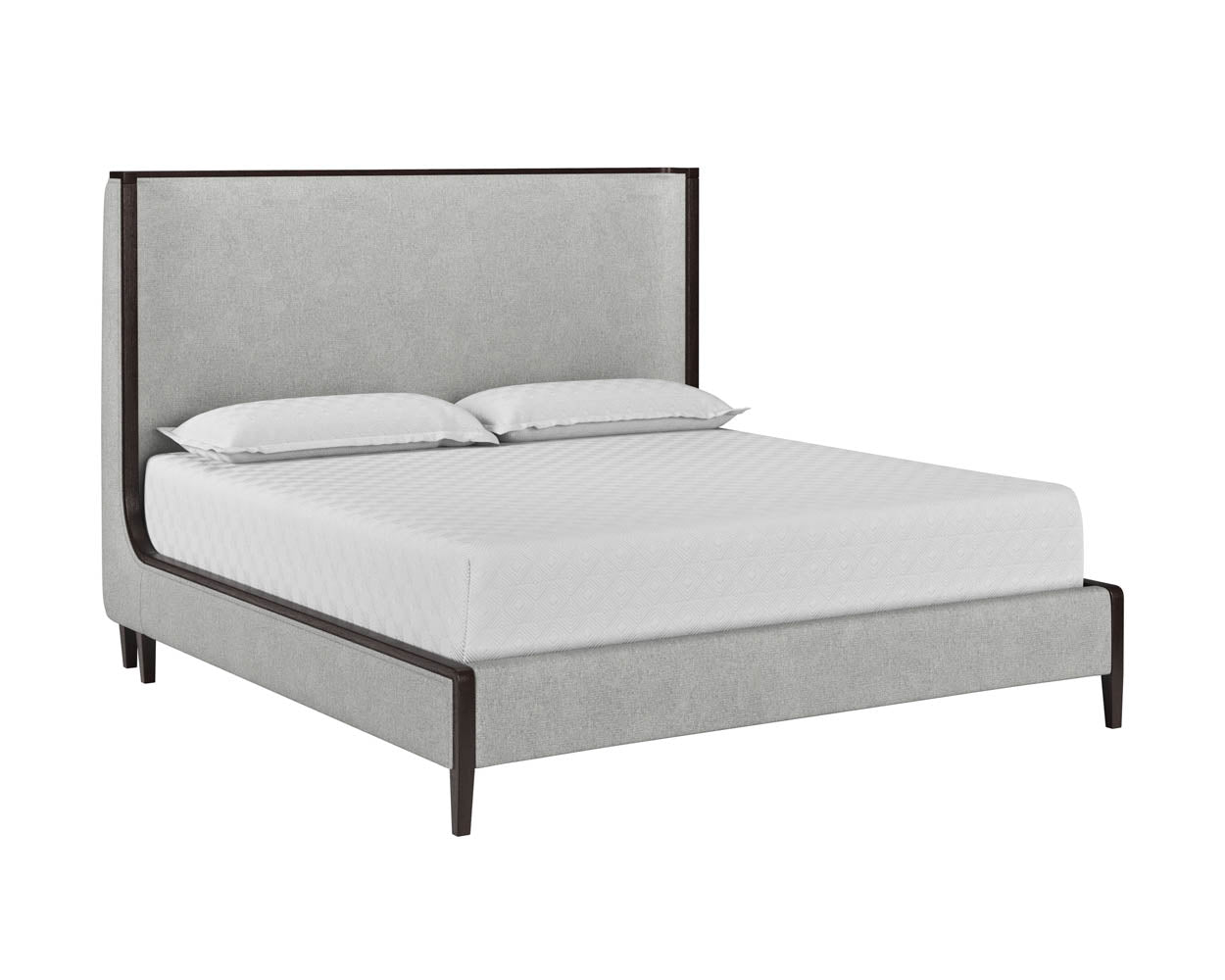 Colette Bed - King - Brown - Belfast Heather Grey