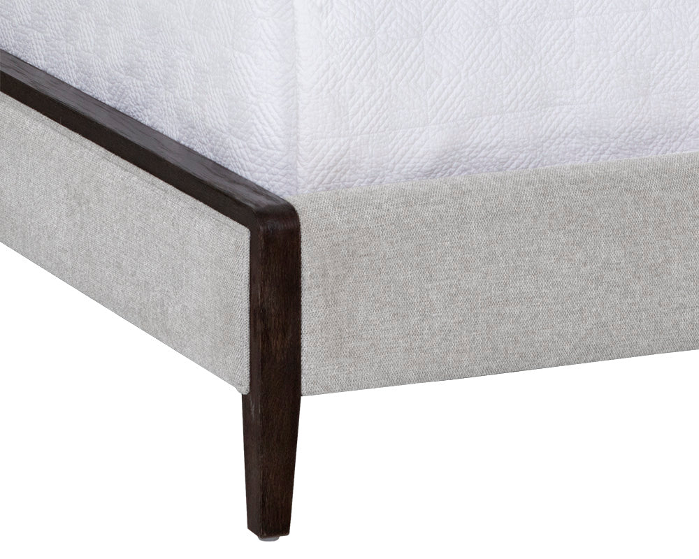 Colette Bed - King - Brown - Belfast Heather Grey