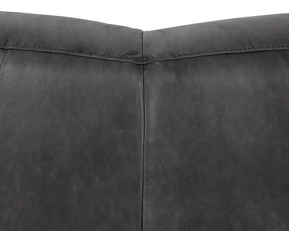 Watson Modular - Corner Chair - Marseille Black Leather