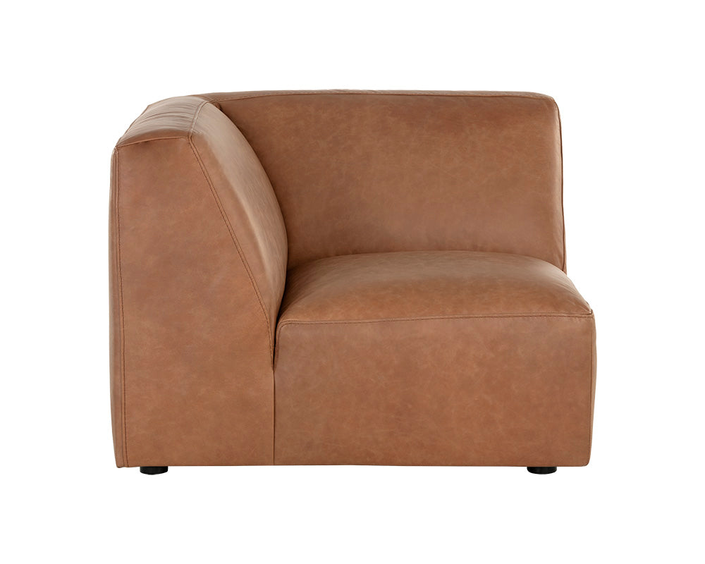 Watson Modular - Corner Chair - Marseille Camel Leather