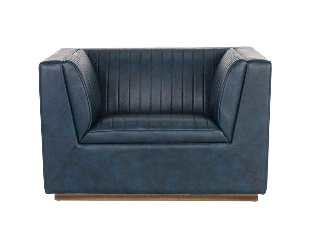 Bradley Armchair - Vintage Blue