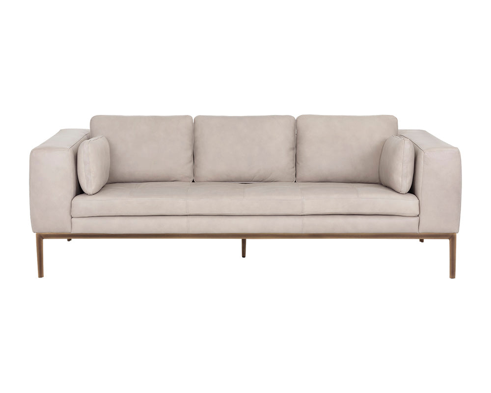 Burr Sofa - Bali Bone Leather