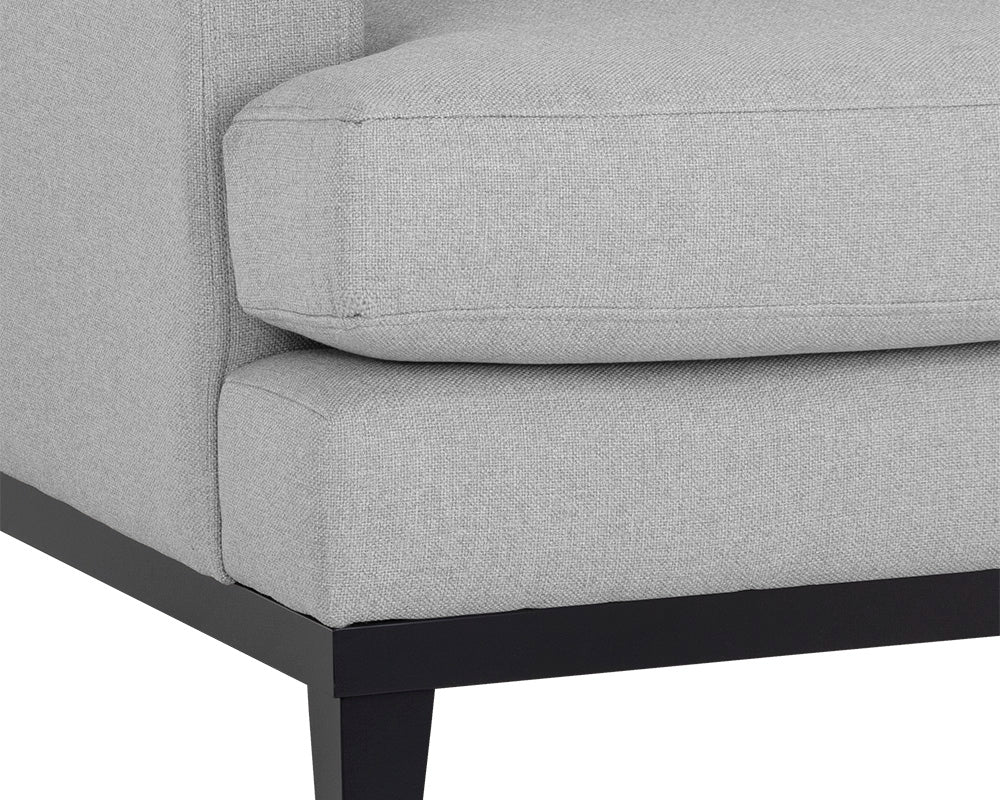 Kaius Sofa - Limelight Silver