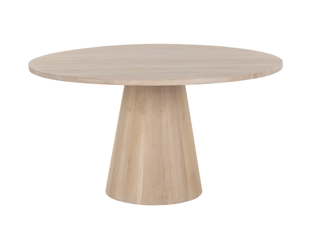 Althea Dining Table - Round - Light Oak - 54"