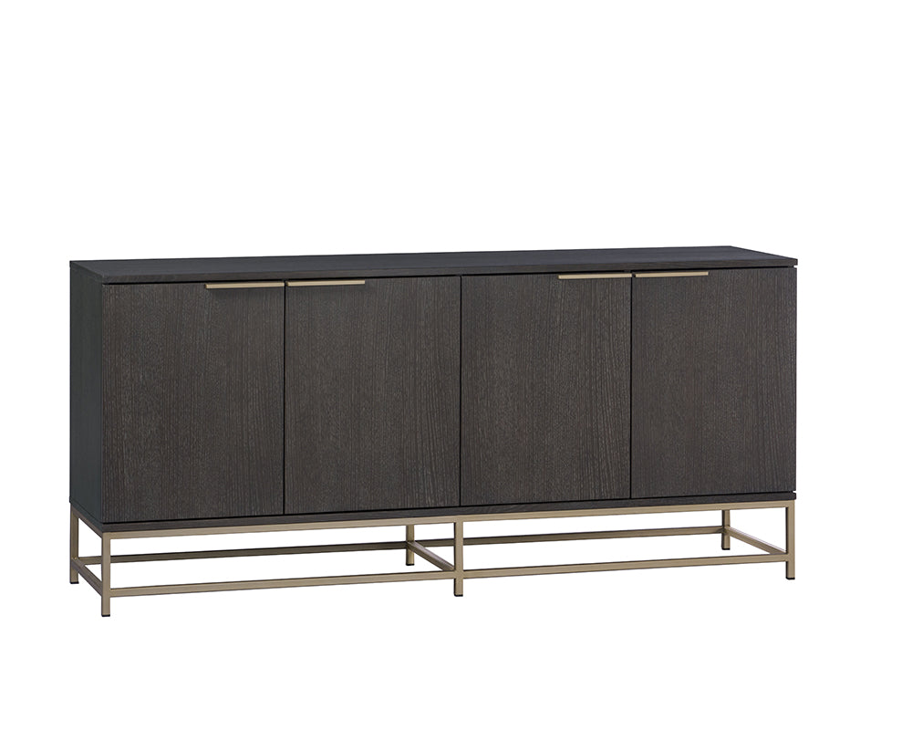 Rebel Sideboard - Large - Gold - Charcoal Grey