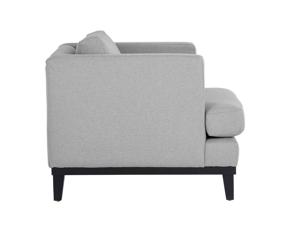 Kaius Armchair - Limelight Silver