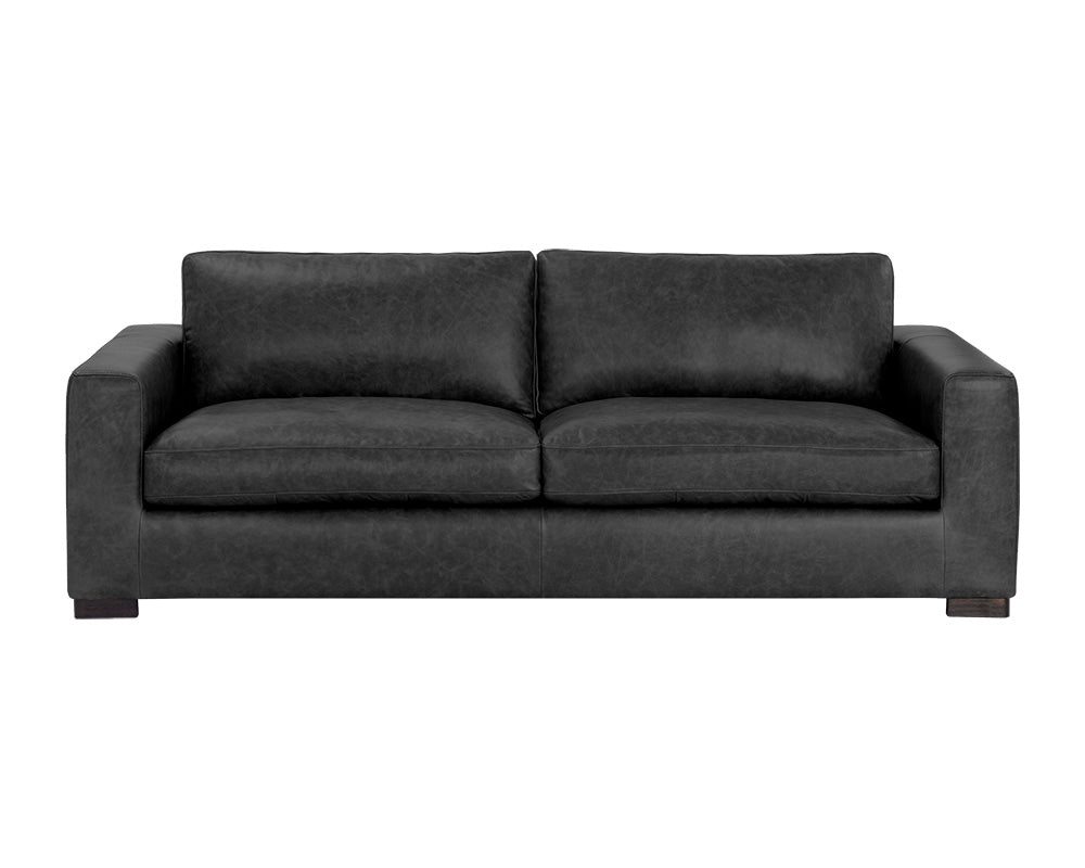 Baylor Sofa - Marseille Black Leather