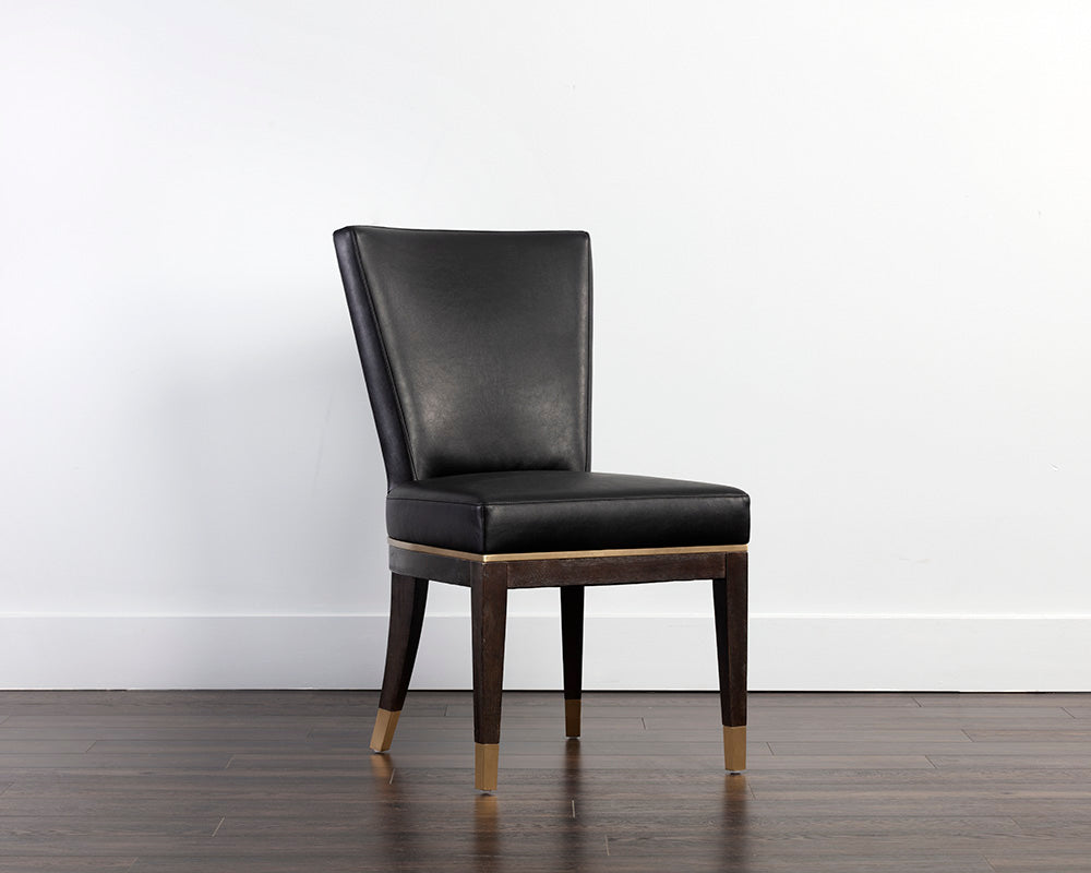 Alister Dining Chair - Bravo Black / Abbington Black