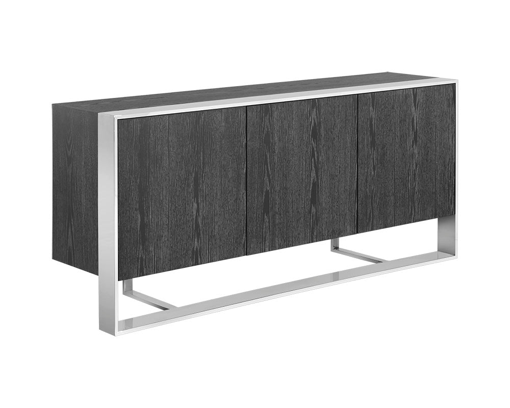 Dalton Sideboard - Stainless Steel - Grey