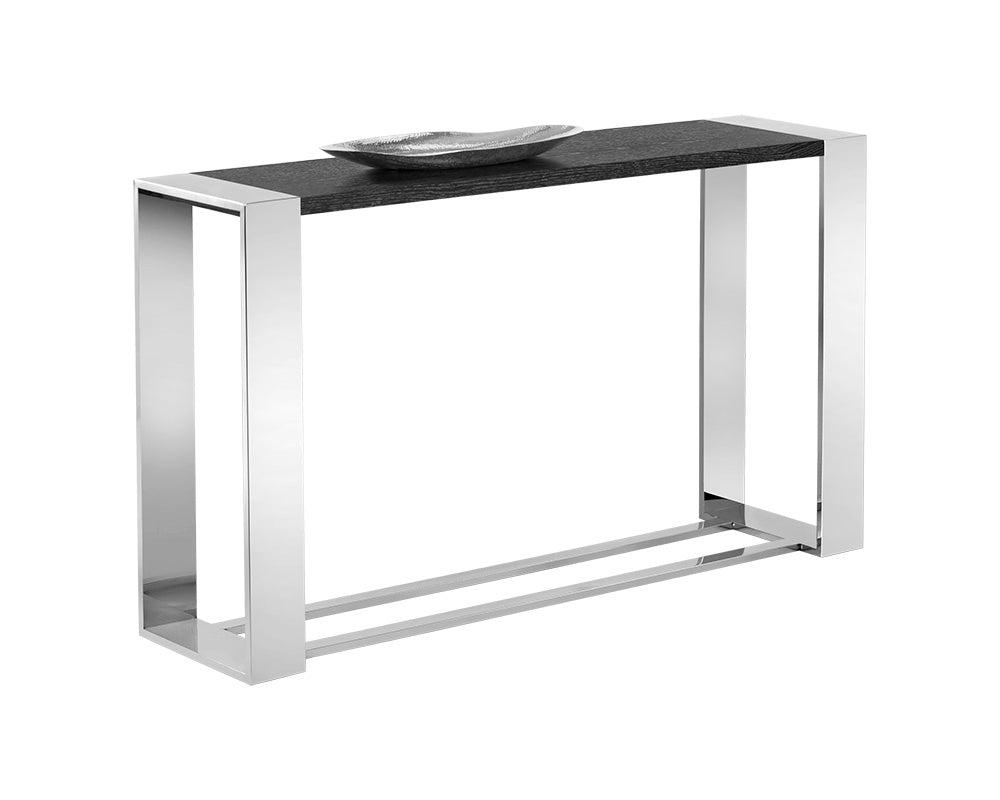 Dalton Console Table - Stainless Steel - Grey