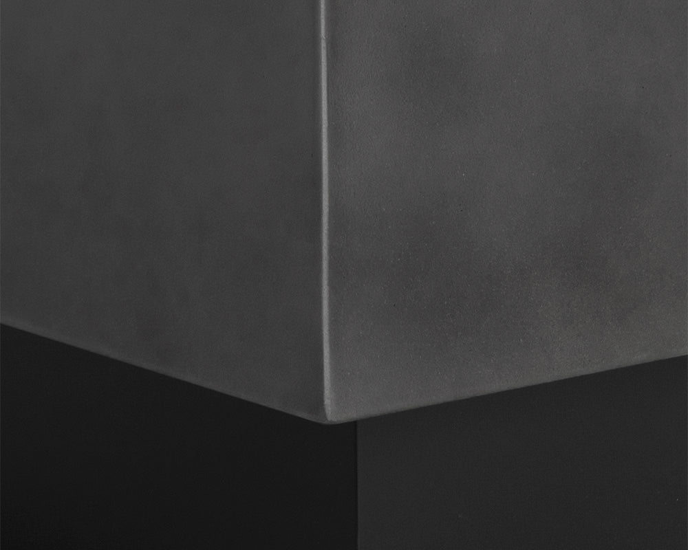 Blakely End Table - Gunmetal
