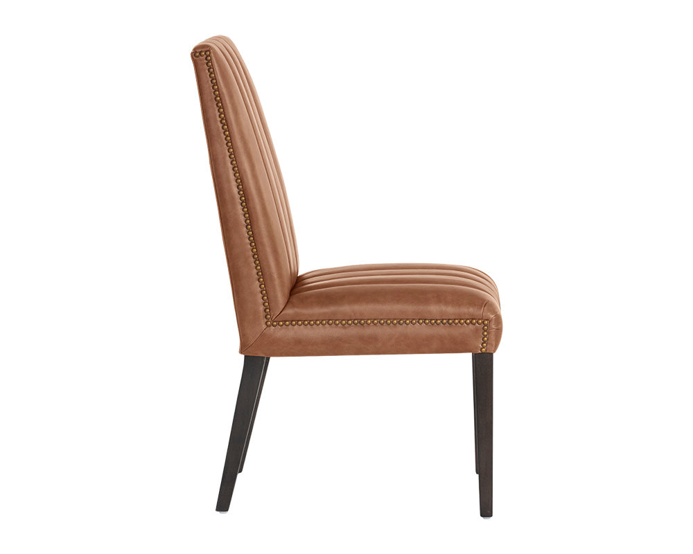 Heath Dining Chair - Marseille Camel Leather