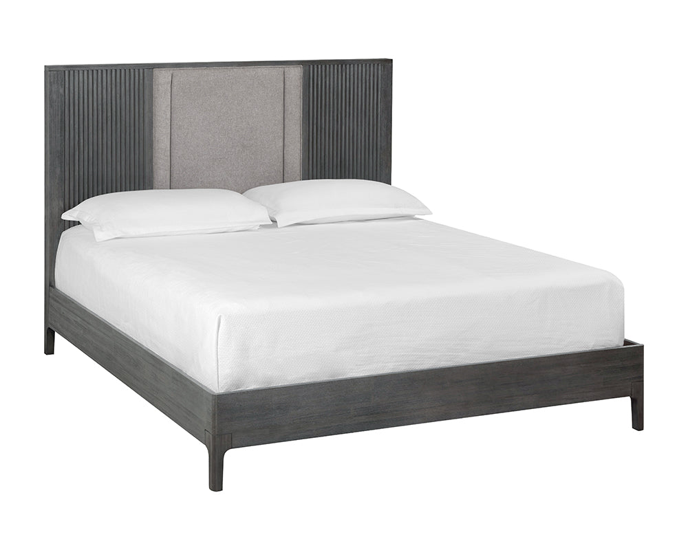 Keldon Bed - King - Belfast Heather Grey
