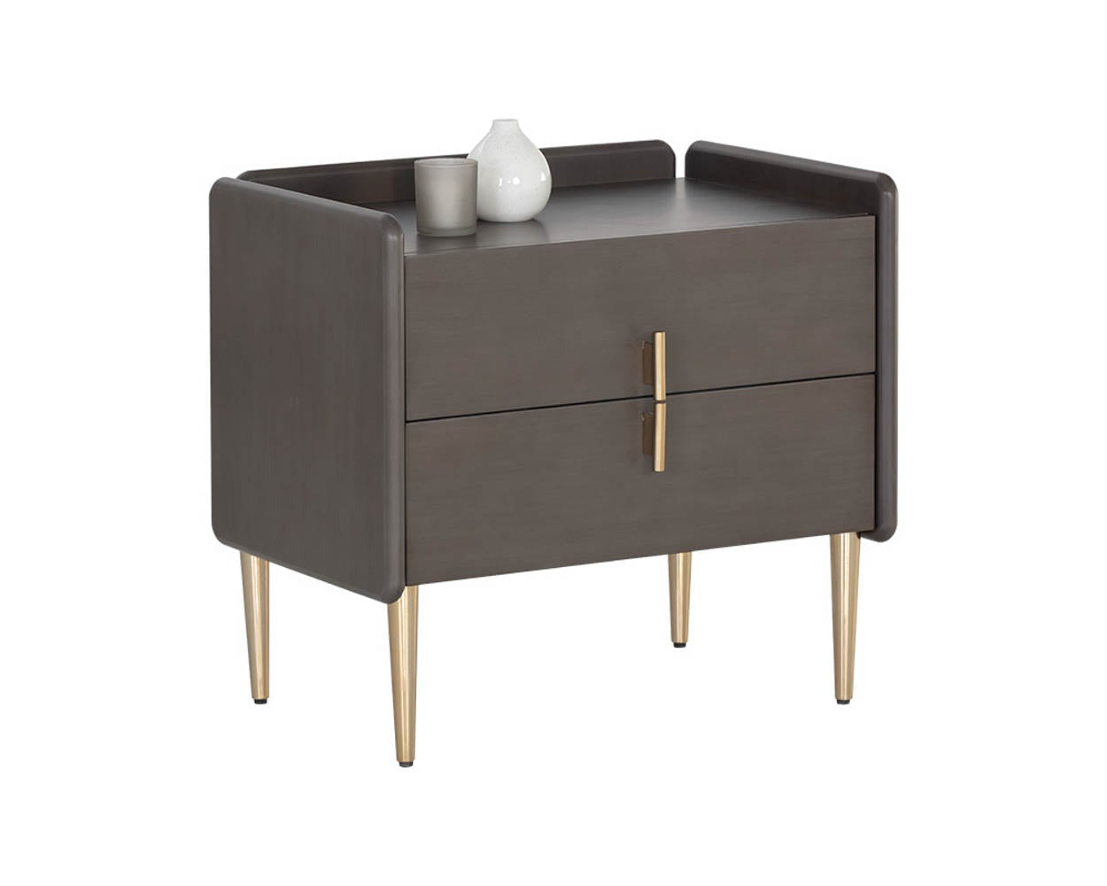 Moretti Nightstand - Tundra Grey