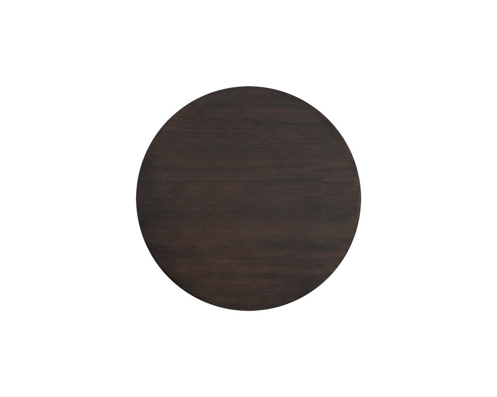 Diaz End Table - Grey - Wood Grain Brown