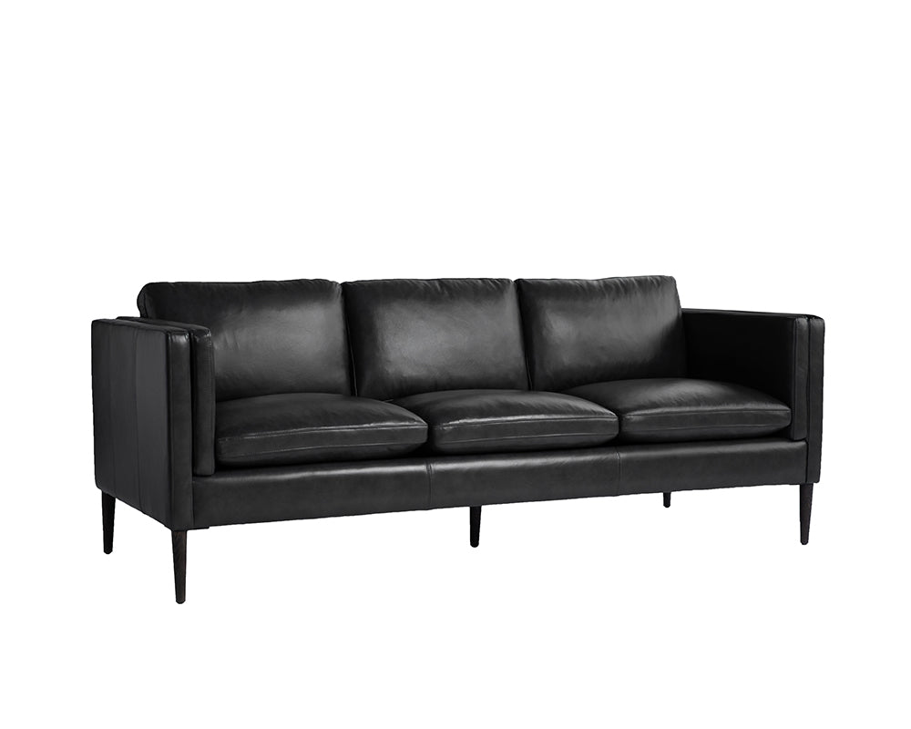 Richmond Sofa - Brentwood Charcoal Leather