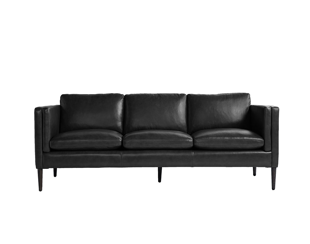Richmond Sofa - Brentwood Charcoal Leather
