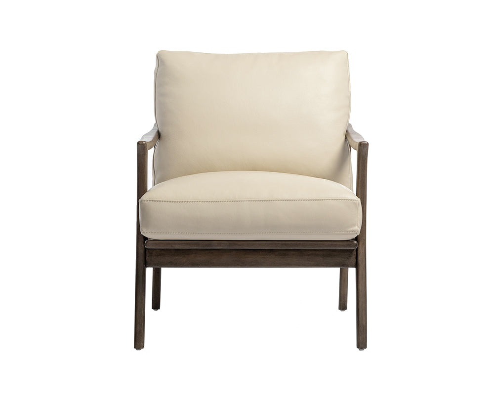 Lindley Lounge Chair - Astoria Cream Leather