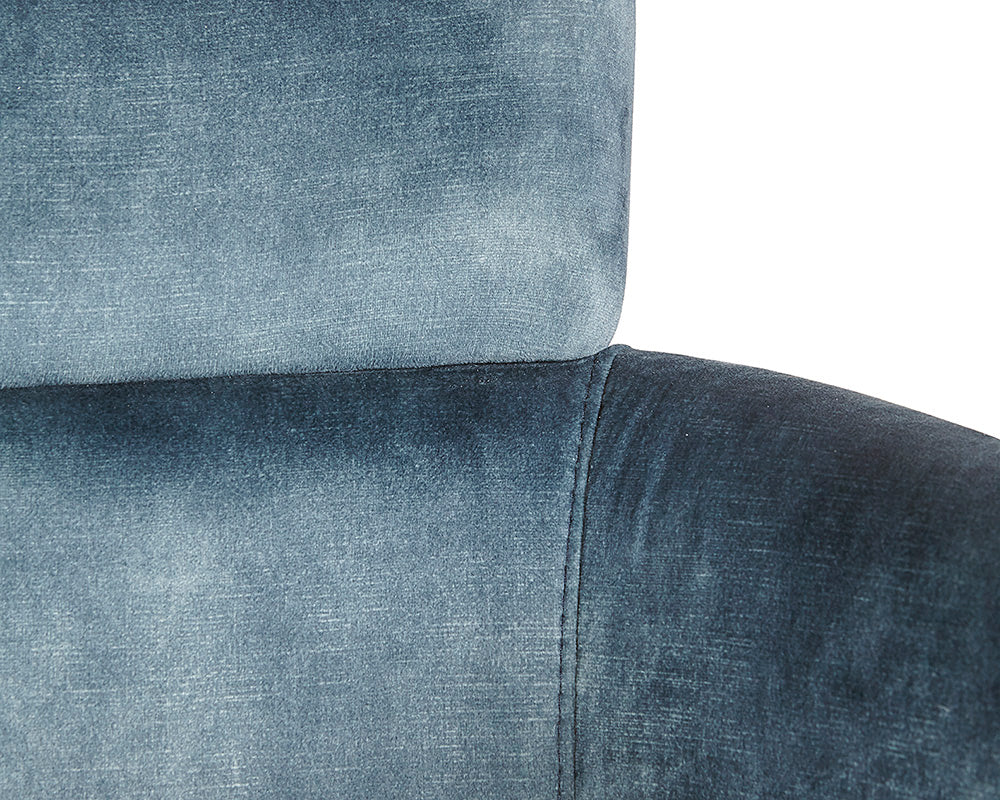 Sharqui Dining Armchair - Nono Petrol