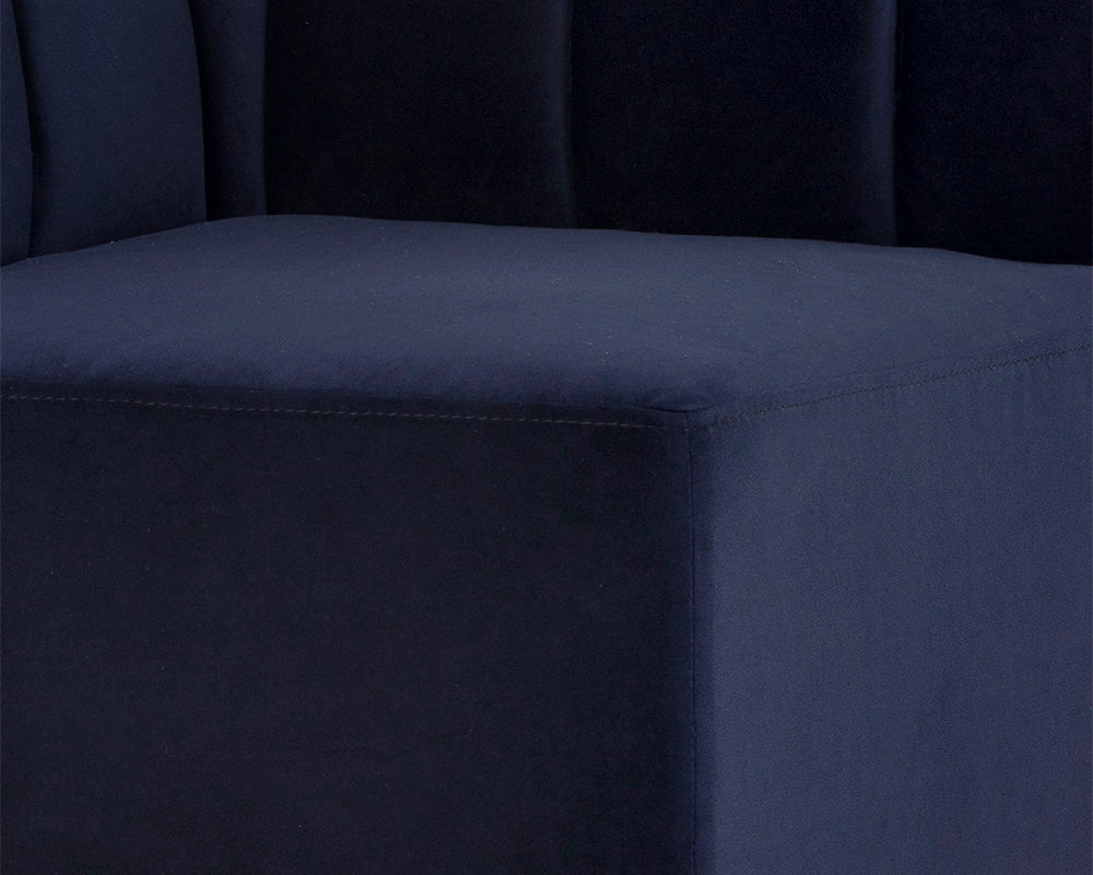 Kosovo Modular Banquette - Corner Seat - Abbington Navy