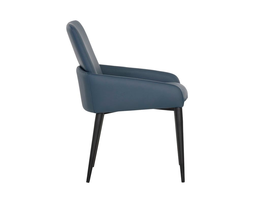 Carlo Dining Armchair - Black - Dillon Thunder