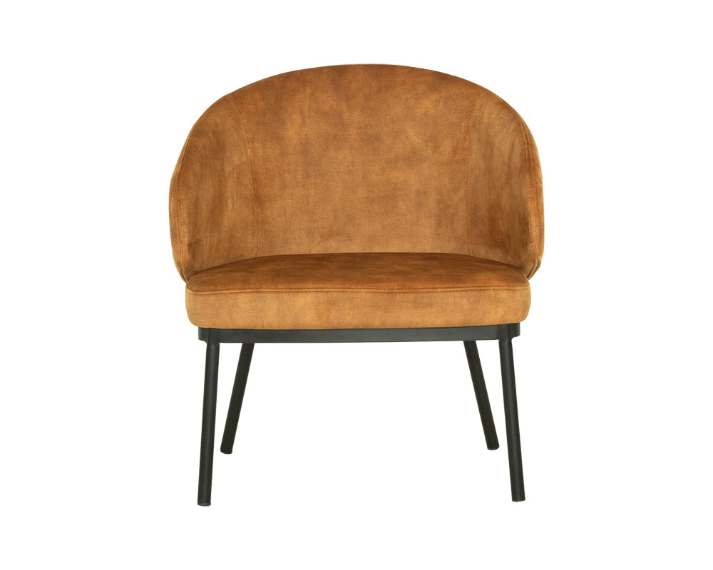 Echo Lounge Chair - Black - Nono Tapenade Gold