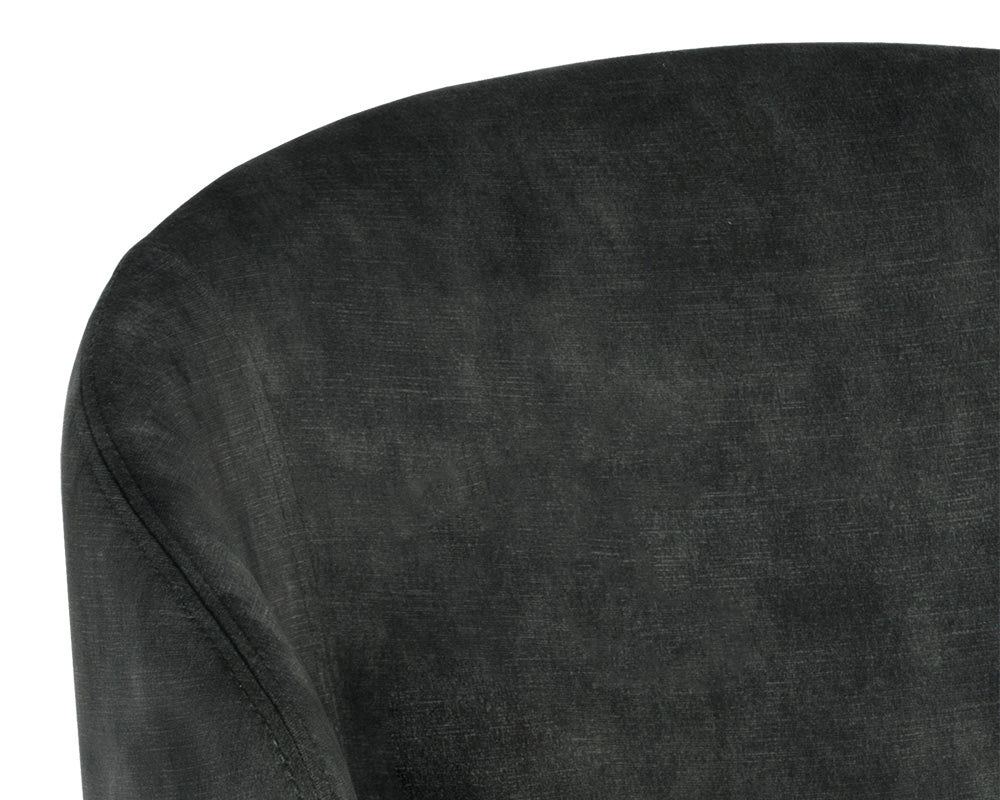 Echo Lounge Chair - Gold - Nono Dark Green