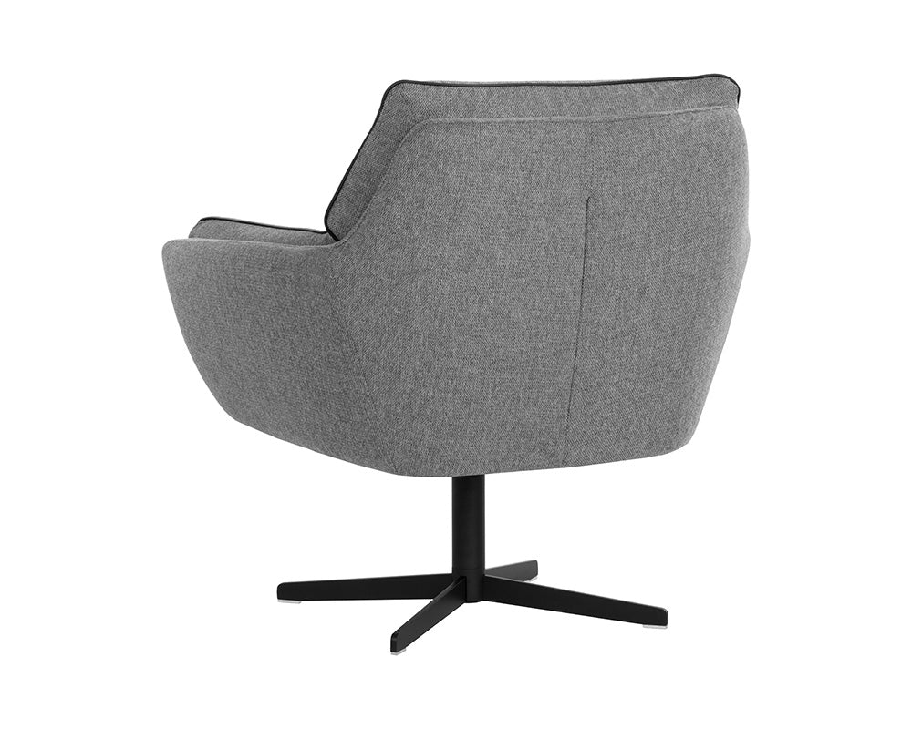 Florelle Swivel Lounge Chair - Belfast Koala Grey