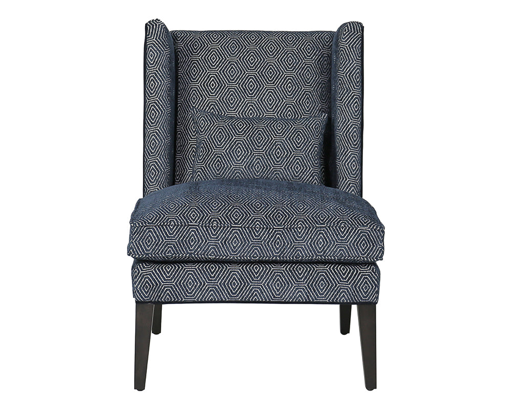 Kenzo Lounge Chair - Fuego Navy / Abbington Navy