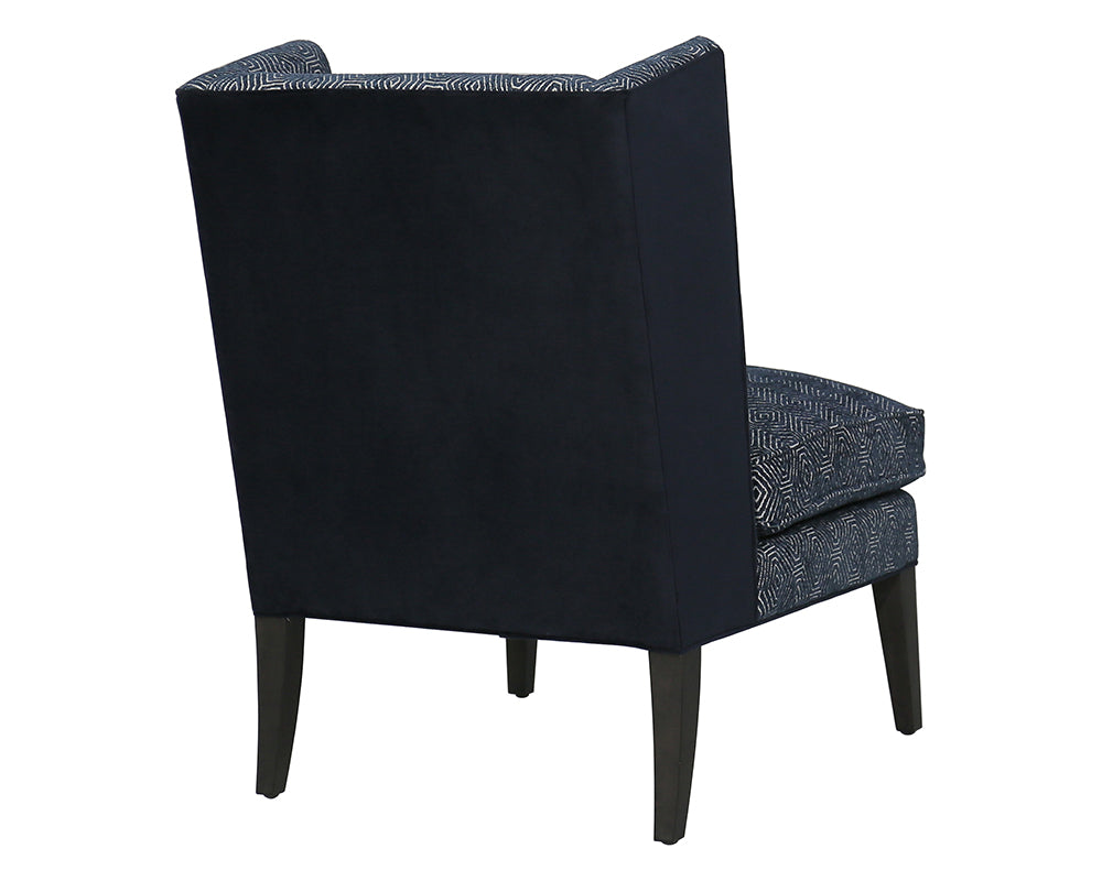 Kenzo Lounge Chair - Fuego Navy / Abbington Navy