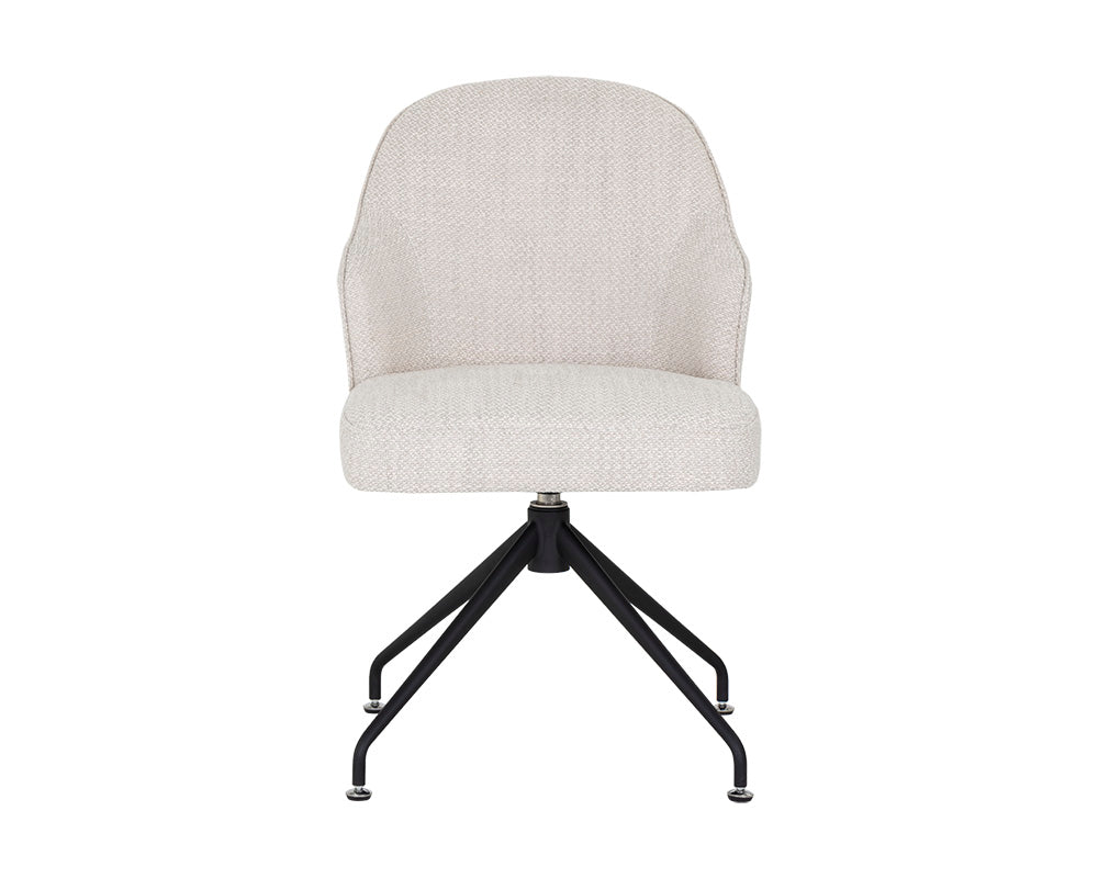 Bretta Swivel Dining Chair - Moto Stucco