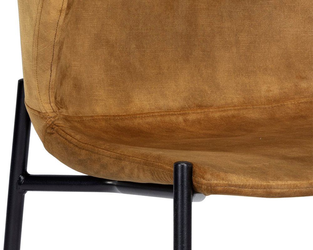 Eric Dining Chair - Nono Tapenade Gold