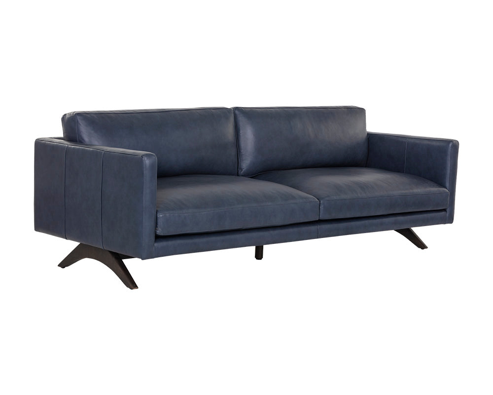 Rogers Sofa - Cortina Ink Leather