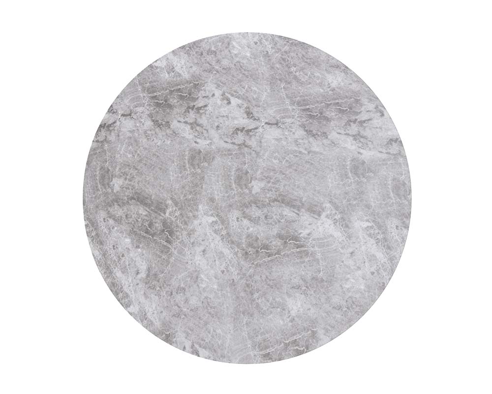 Cypher Dining Table Top - Marble Look - Grey - 55"