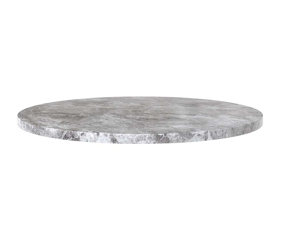 Cypher Dining Table Top - Marble Look - Grey - 55"